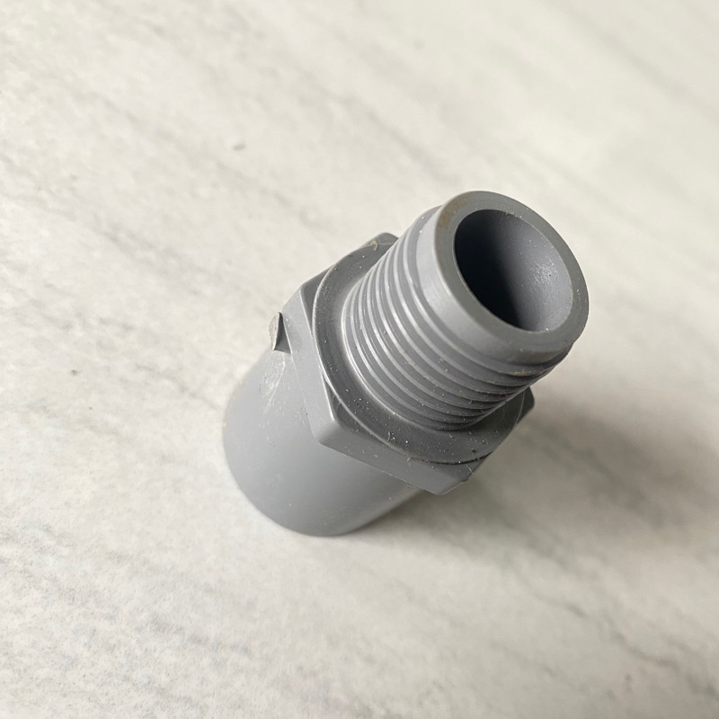 Sok drat luar pipa pvc 1/2 sambungan pipa drat luar 1/2