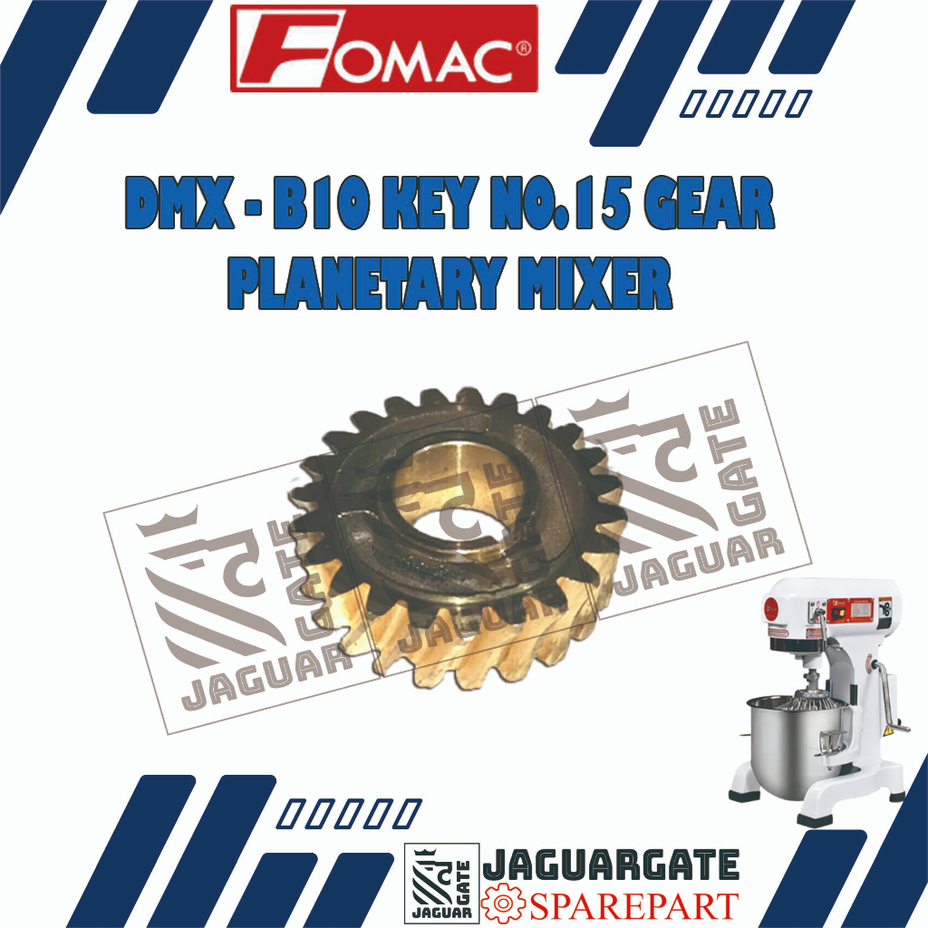 DMX-B10 Sparepart Key no.15 Gear Original Fomac - Ori Fomac