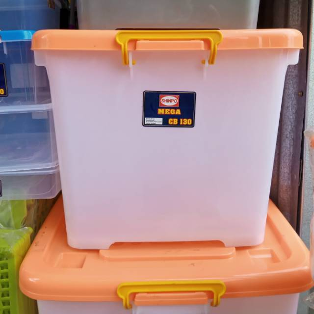 Shinpo Mega CB 130 Liter | Container Box Roda |  cm BATAM