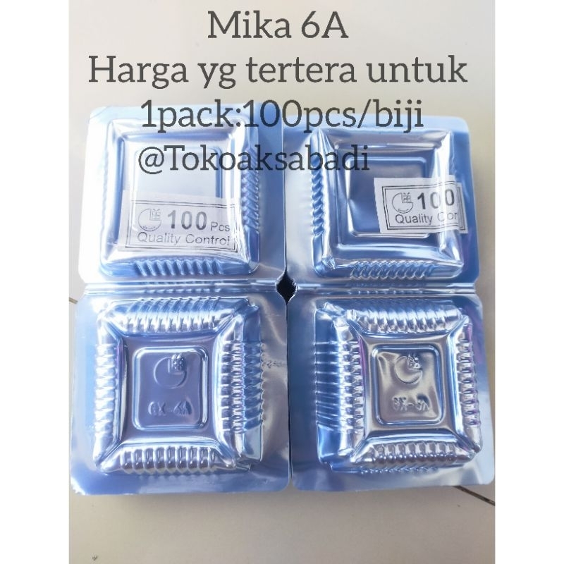 MIKA GOSYEN 6A ISI 100PCS/MIKA KECIL/MIKA KUE/MIKA TERMUAH/MIKA ROTI