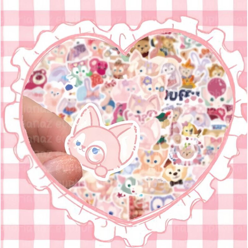 

[10PCS] RANDOM stiker beruang latso stella lucu scrapbook dekorasi aesthetic