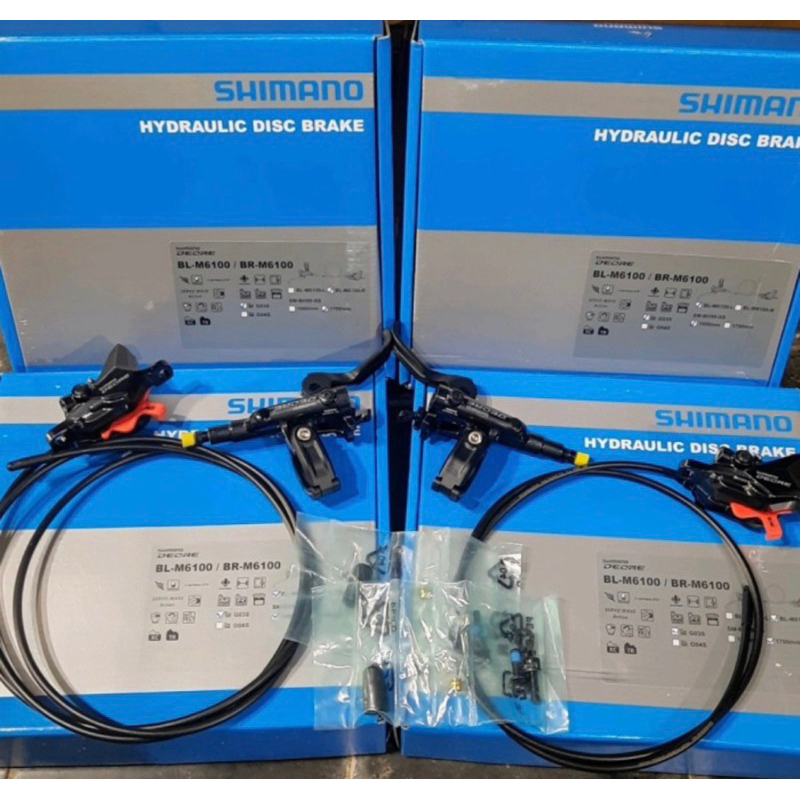 N. Brake set Deore hidrolik Shimano M6100 Brake set Shimano Deore hidrolik M6100  NEW