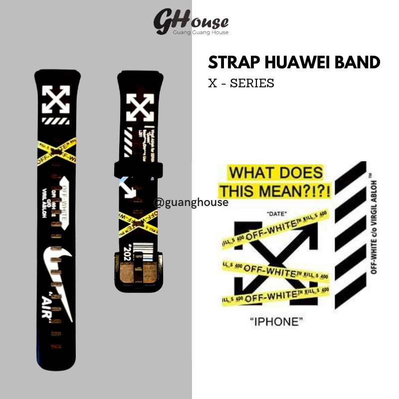 Strap Huawei Band 8 Motif Silikon Tali Pengganti Huawei Band 8 Silicone Printing Karakter Motif