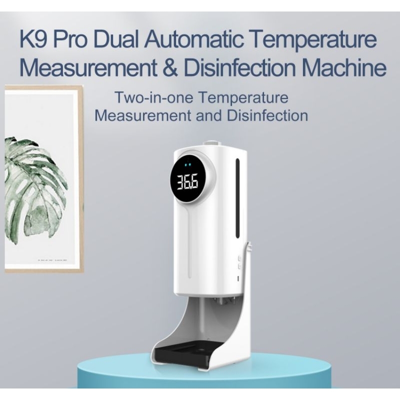 K9 PRO DUAL Thermometer Infrared Hand Sanitiser Dispenser Update K9 PRO