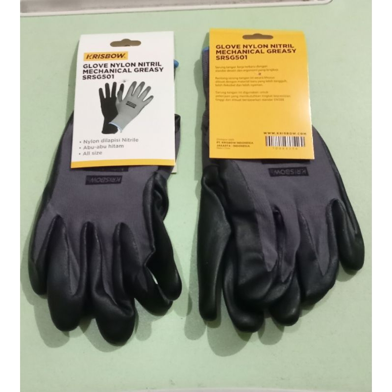 Gloves Safety Krisbow 10084238 - Sarung Tangan Safety Krisbow