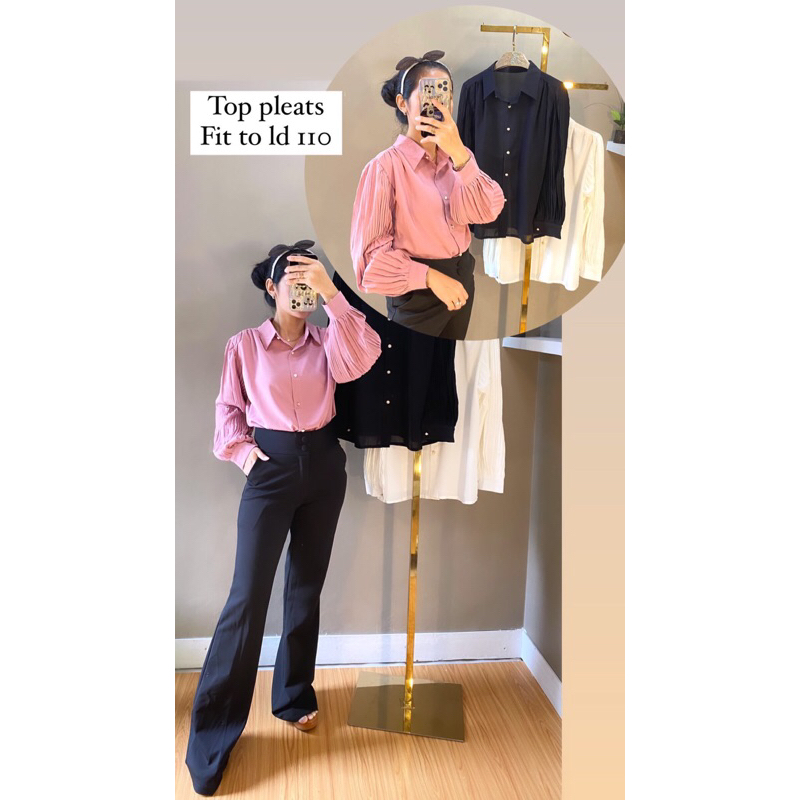 KEMEJA ATASAN/TOP PLEATS PREMIUM BKK