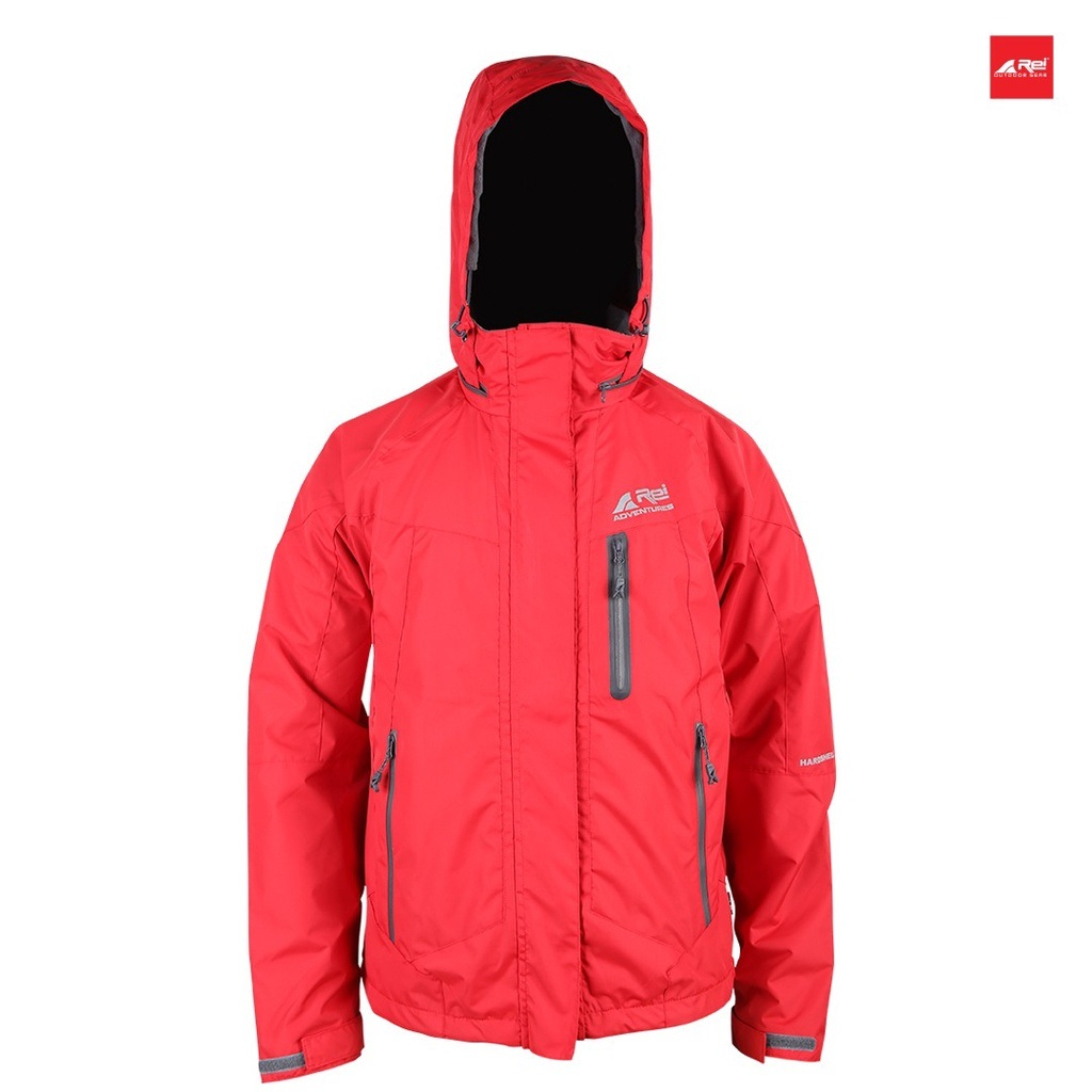 JAKET AREI REI V2 ORIGINAL | WATER REPPELENT ANTI AIR TAHAN ANGIN POLAR FLEECE HOODIE PENDAKI GUNUNG