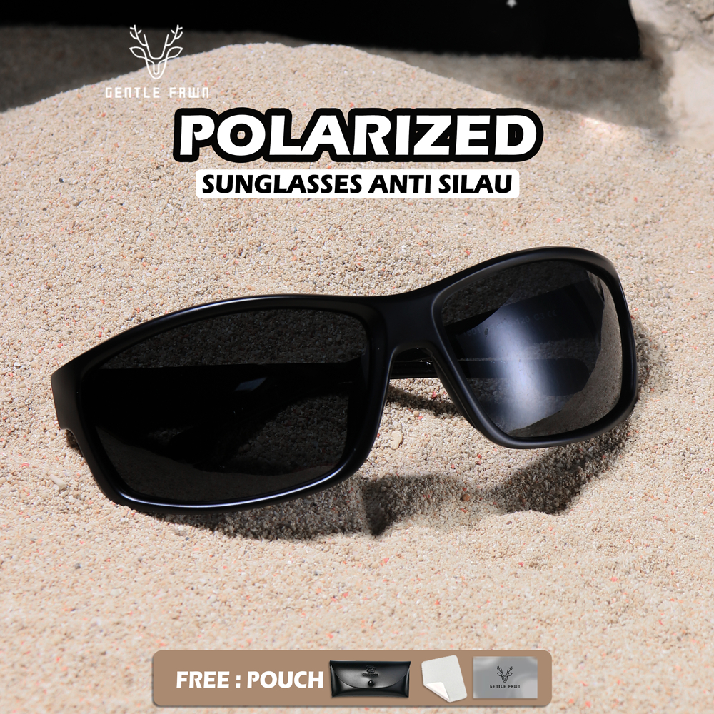 Gentle Fawn Kacamata Sunglasses Polarized Anti Uv Silau 400 Fashionable Kekinian Style Pria Bentuk K