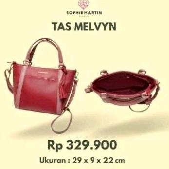 Promo Tas Wanita Selempang Bahu Melvyn Bag Sophie Martin Ori