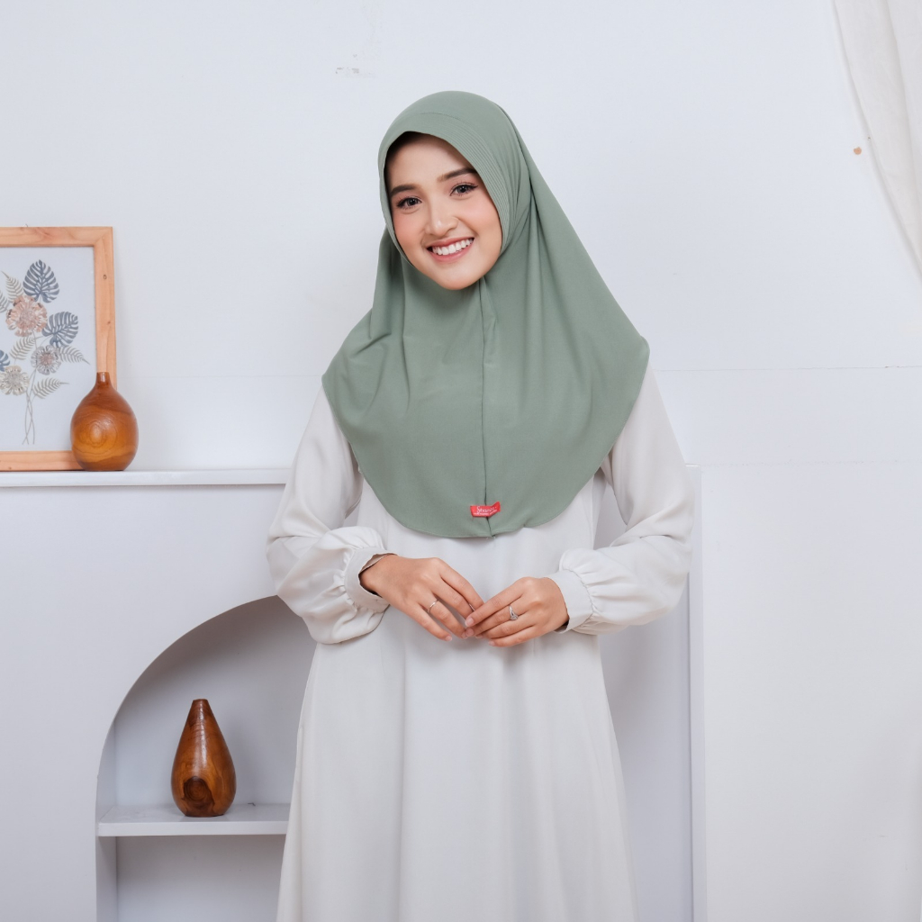 Jilbab Sport Ameena Kerudung Sport Menutup Dada Hijab Instan Jersey Premium By Shamira