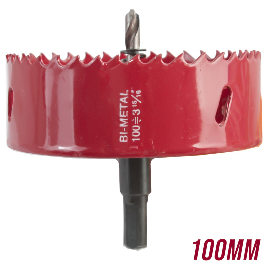 Mata Bor Hole Saw 100mm Holesaw Gromet 3 Inch Pipa PVC Kayu Gypsum Hidroponik