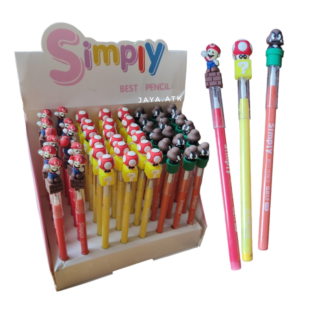 

PENSIL SAMBUNG SUSUN BENSIA KARAKTER LUCU SOUVENIR PENSIL LANTU TUSUK CABUT SUSUN