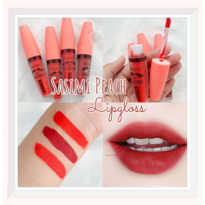 [PER BOX] LIPGLOSS / LIP GLOSS SASIMI PEACH VELVET MATTE NO.S898
