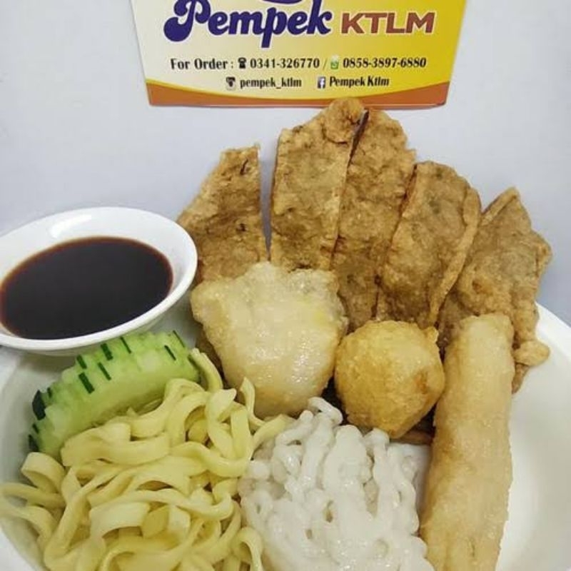 

Pempek KTLM isi 5 khas palembang ASLI kemasan vakum