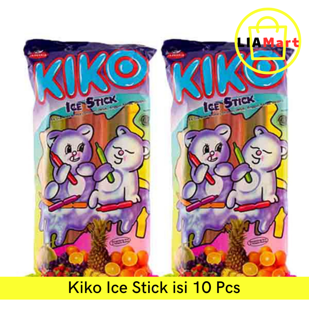 

Kiko Ice Stick 10 Pcs Es Stik Aneka Rasa