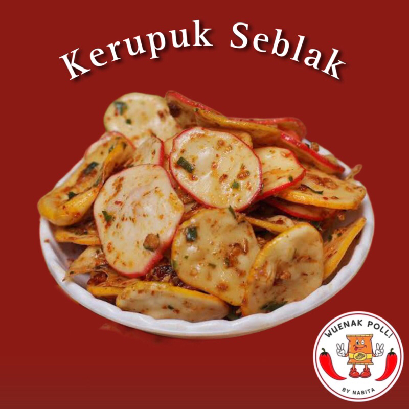 

Kerupuk Seblak Daun Jeruk 60Gr DENGAN CABAI ASLI PILIHAN BUKAN BUBUK