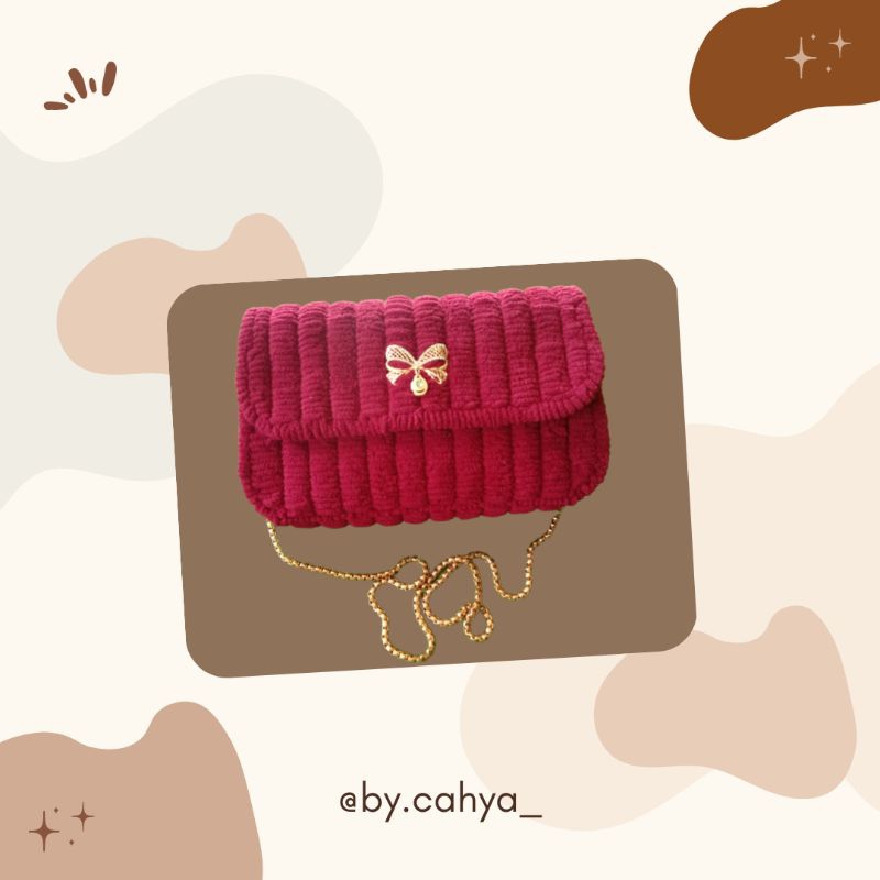 Tas rajut | Plastic canvas bag | Tas wanita