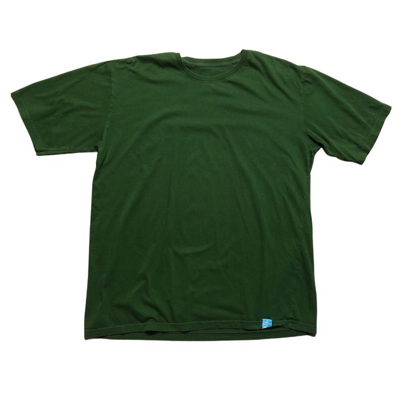 KAOS POLOS NAKED & FREE HIJAU ARMY