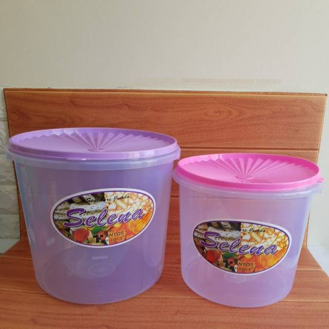 Toples Selena / Toples kerupuk / Sealware / Wadah Box Makanan Tantos 3 - 5 - 10 - 15 Liter