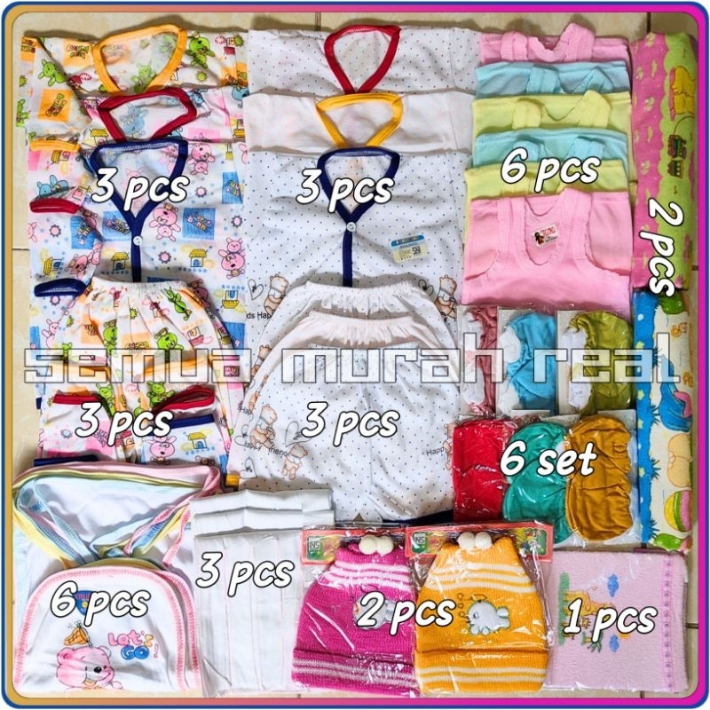 Perlengkapan Bayi Baru Lahir Komplet Paket Baju Bayi Lengkap Set Baju Bayi Baru Lahir Paket Hemat Pe