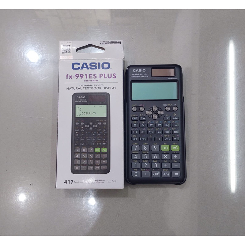 

Casio Kalkulator Fx-991 Es Plus 2nd edition