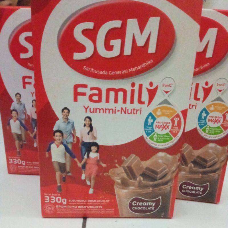 

SGM Family Yummy Nutri Susu Keluarga 330gr