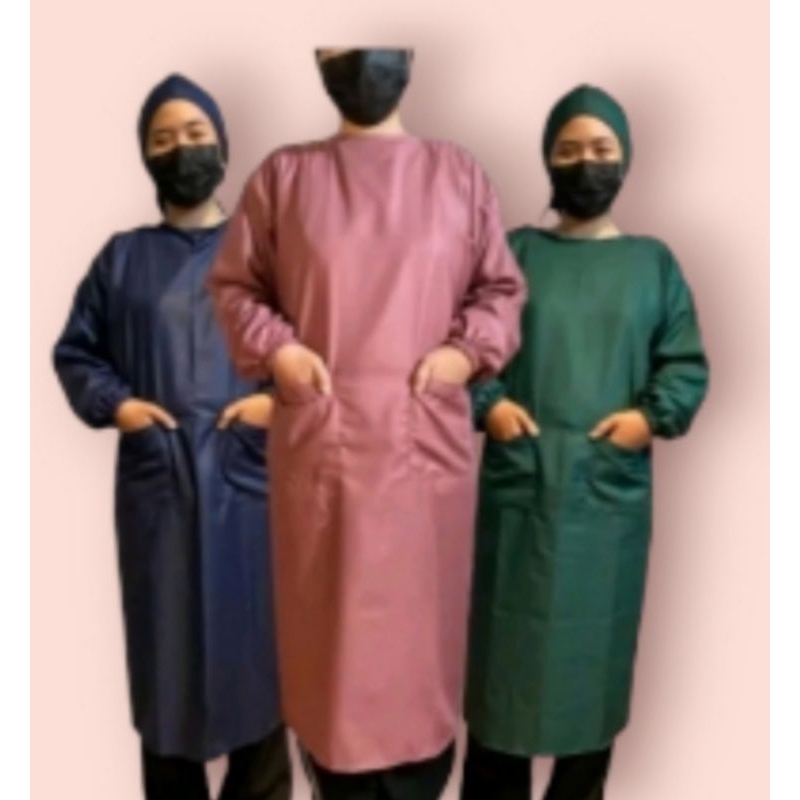 Gown Apd medis/kostum profesi anak TK  SD laki/perempuan/dokter jaga dokter bedah/jubah dokter opras