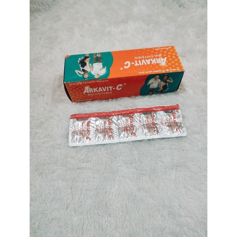 ARKAVIT C PERBOX 1BOX 10STRIP | MULTIVITAMIN | VITAMIN C | SELKOM C | ENERVON C