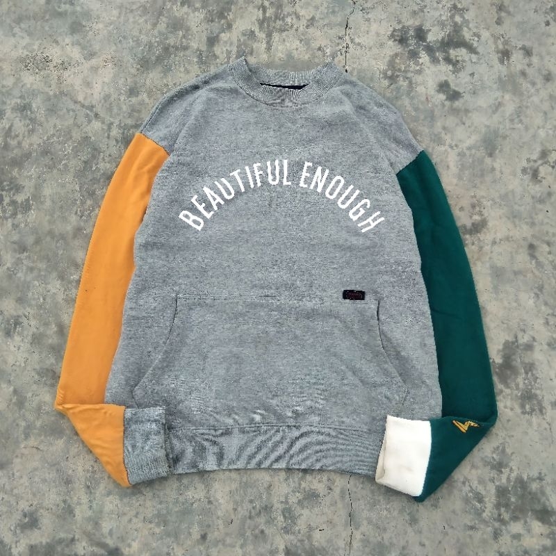 Crewneck Motive Street Beautiful Enough / second original