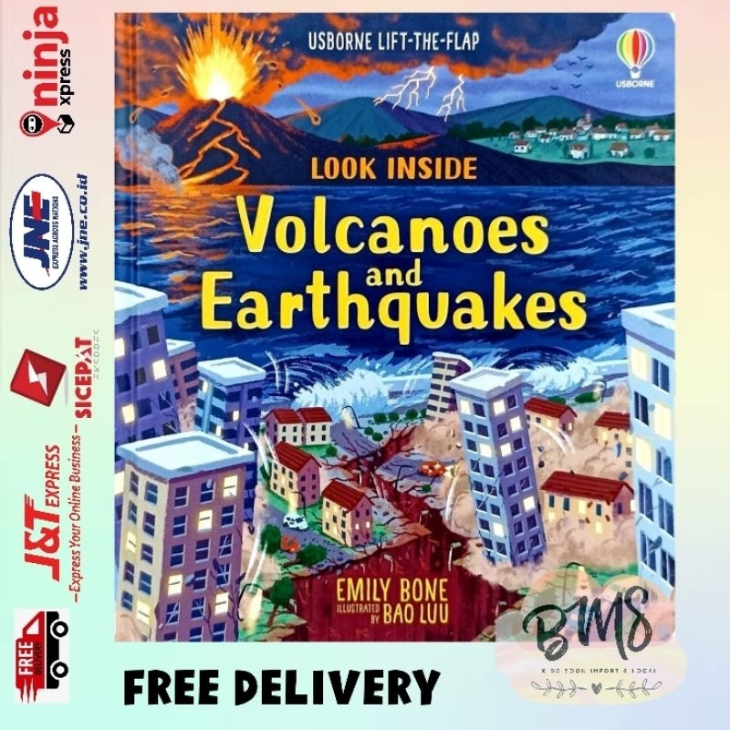 Usborne Look Inside Volcanoes and Earthquakes
