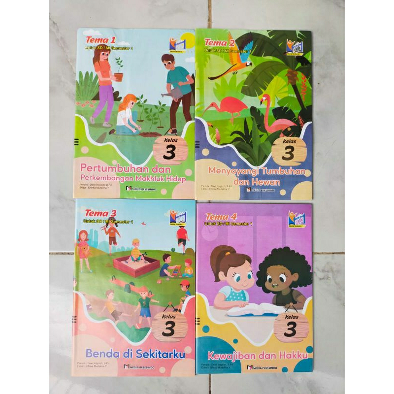 LKS Tematik SD Kelas 3 Semester 1 Kurikulum 2013 Revisi Terbaru