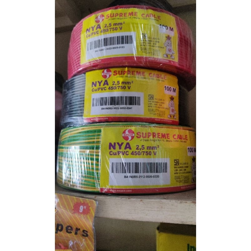 KABEL NYA 2,5 SUPREME / KABEL TUNGGAL SUPREME