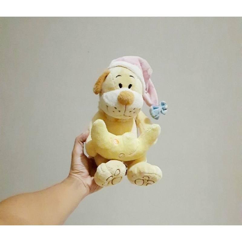 Boneka Guguk Bulan Lucu Size 30 cm/ Boneka Guguk/ Boneka Anjing