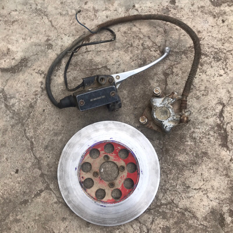 kaliper master rem komplit piringan cakram tokico kawasaki GT0 match Binter mercy merzy kz 200 origi