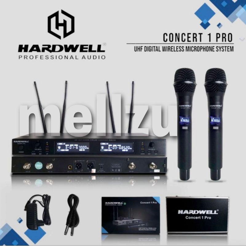 Mic Wireless Hardwell Concert 1 Pro Original Handheld