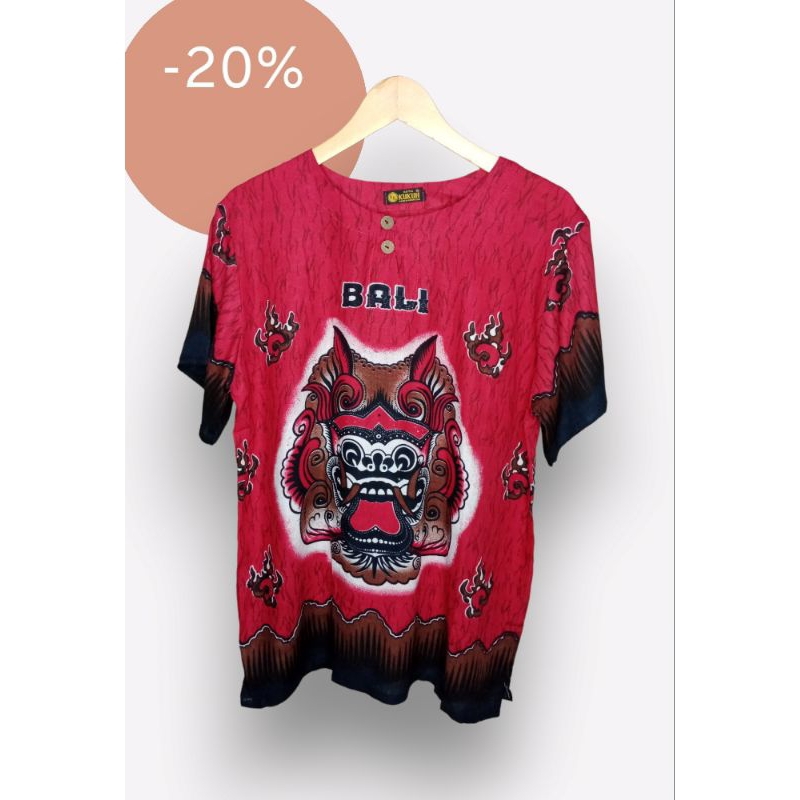 baju barong bali pria dewasa / baju barong / baju bali / kaos bali / kaos barong pria wanita / baju 