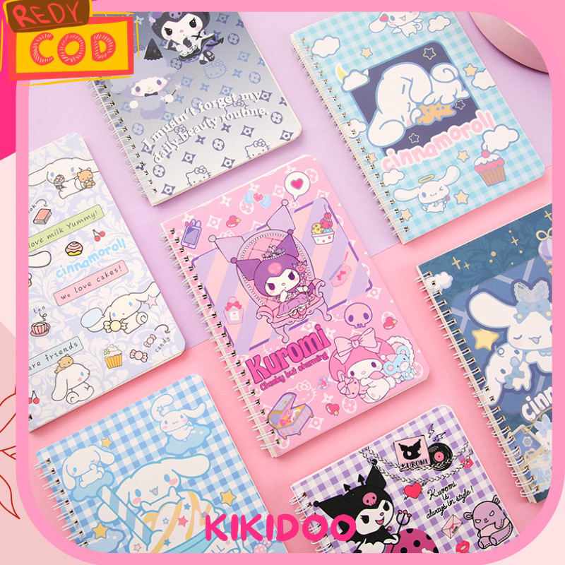 

Kikidoo Buku Tulis A5 Spiral Notebook Asthetic journal Book Kawaii Cute A5 RT44