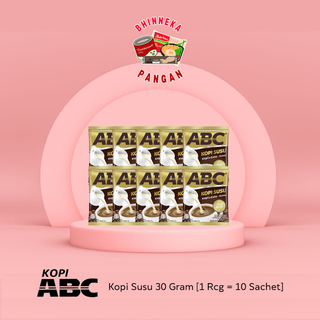 

Kopi ABC Kopi Susu 30 Gram - 1 Renceng / 10 Sachet