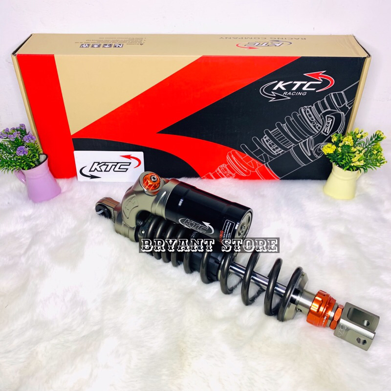 SHOCK BREAKER KTC RACING EVO ORIGINAL SINGLE SHOCK TABUNG ATAS SERIES MATIC 310MM 330MM 340MM DOUBLE KLIK DUMPER MIO XEON VARIO BEAT SCOOPY