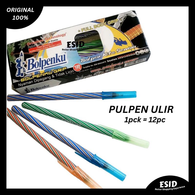 

1 Pack Bolpenku Pulpen Ulir isi 6 / 12 pcs Best Quality Pen
