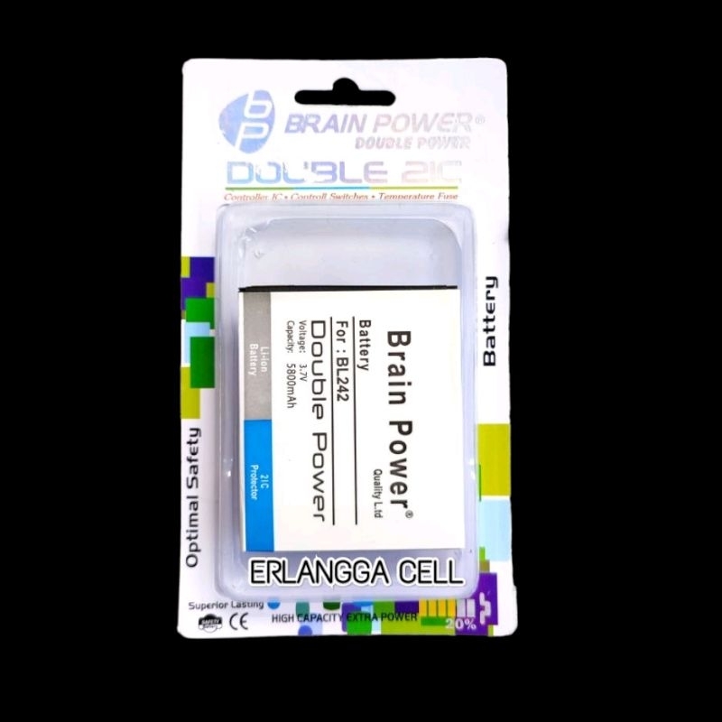 BATRE BATERAI LENOVO A6000 A6600 A6010 BL242 / LENOVO BL242 BL 242