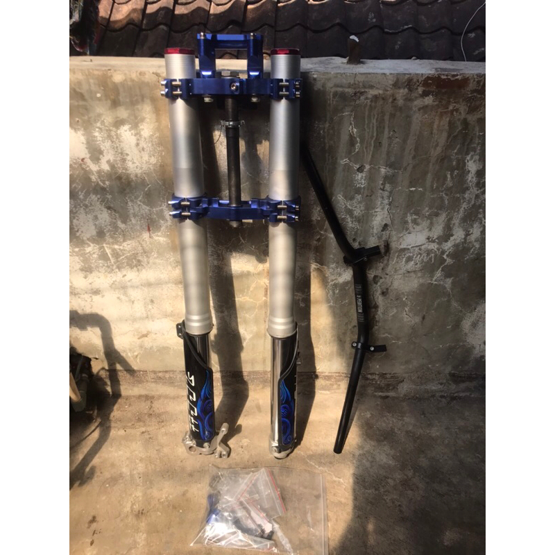 BACA DESKRIPSI barang second Suspensi Shock Depan USD Expedition Real Jump Pnp KLX 230