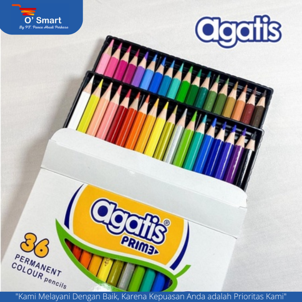 

PENSIL 36 WARNA AGATIS PRIME WOOD