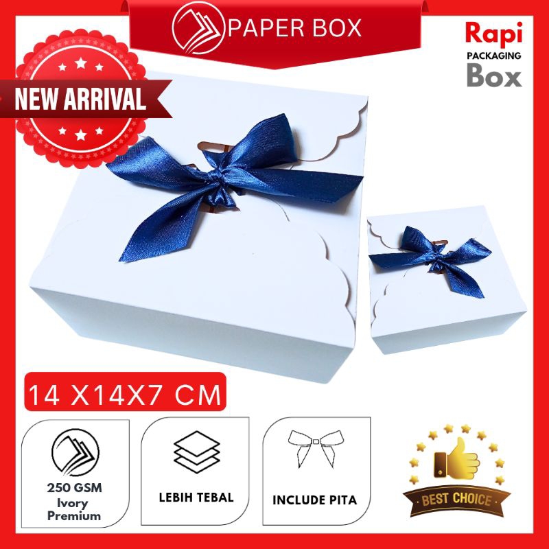 

Paper Box 14X14X7 CM Souvenir Pernikahan | Box Kue Kering 500 Gram | Box Mangkuk 14 CM |