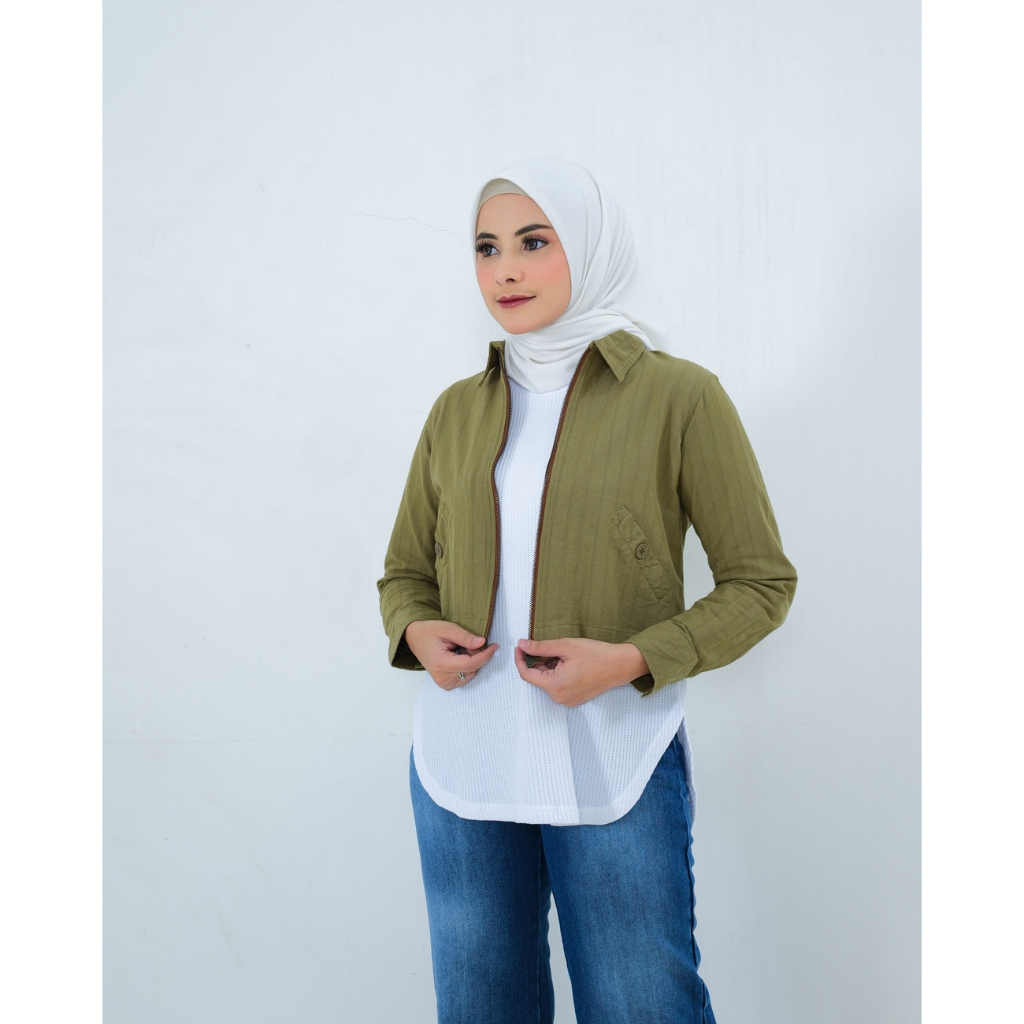 RILLEY - Blazer Friska Outer Wanita Luaran Jaket