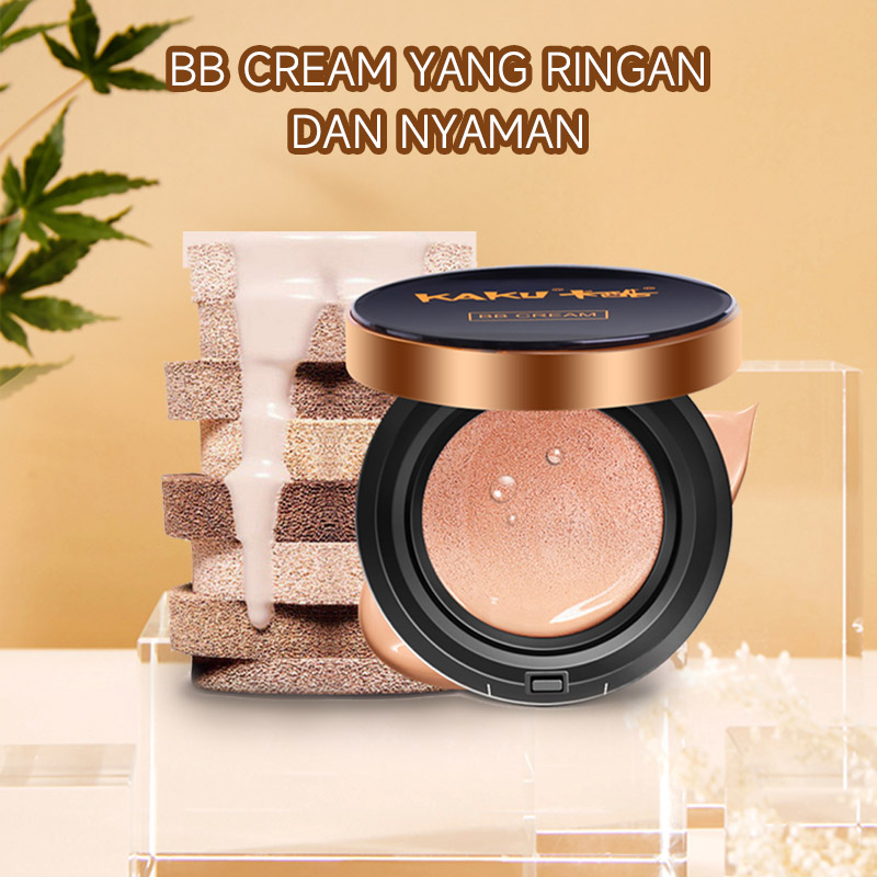 ULISI 2 IN1 Moisturising + Flawless Air Cushion Poreless Full Coverage BB Cream Make Delicate Nude MakeupO