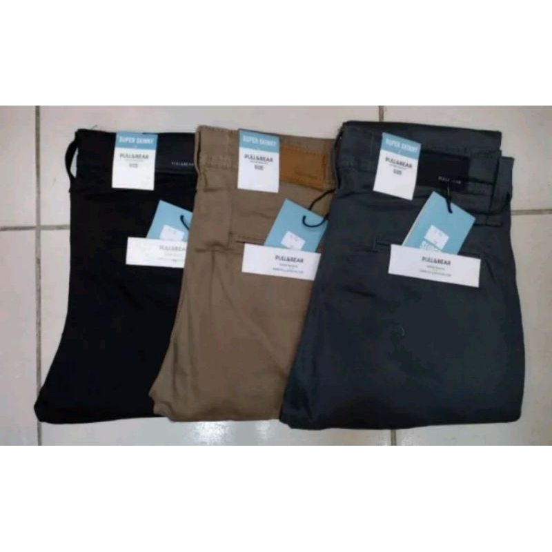 CELANA PANJANG CHINOS PULL N BEAR PREMIUM //CELANA PANJANG CHINOS SLIMFIT//CELANA PANJANG CHINOS TER