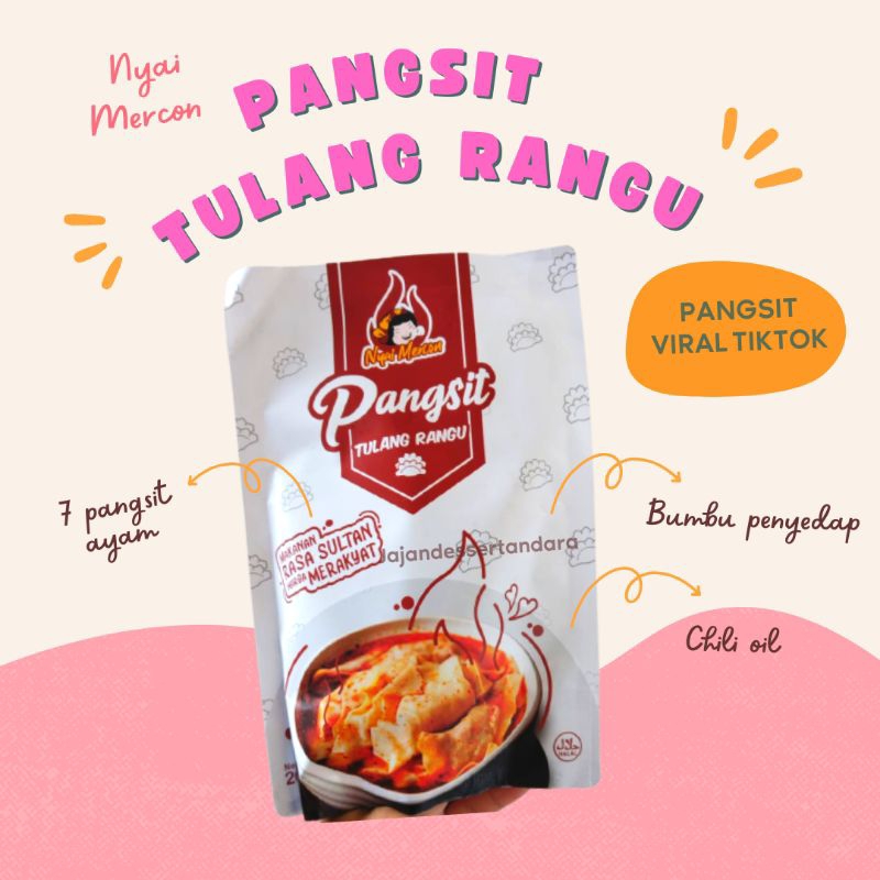 

Pangsit Tulang Rangu Nyai Mercon/ Pangsit Nyai Mercon/ Pangsit Mercon/ Pangsit Chili Oil