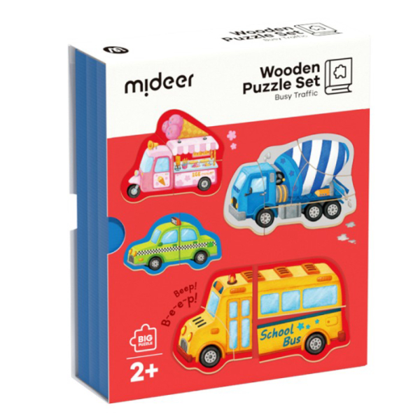 

Edukasi Mainan Diskon Promo Mideer Wooden Set Anak MD6269 - Traffic Puzzle