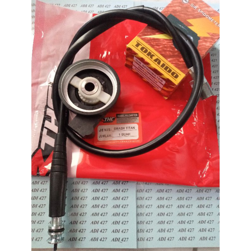 GEARBOX SPEEDOMETER SMASH TITAN/GIRBOX GIR BOX KILOMETER+KABEL GIGI KM SUZUKI SMASH TITAN SMASH NEW 